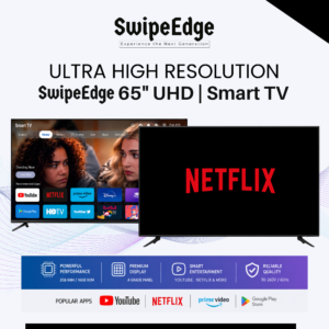 SwipeEdge 65" UHD SMART TV
